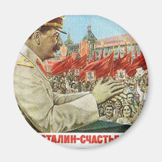 Stalinposter-Kunst Magnet
