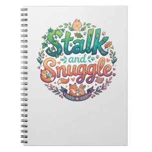 Stalk and Snuggle Süße Wildlife T-Shirt Notizblock