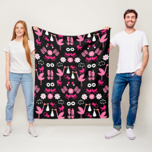 Stalk Delivery Twin Baby Room Fleecedecke