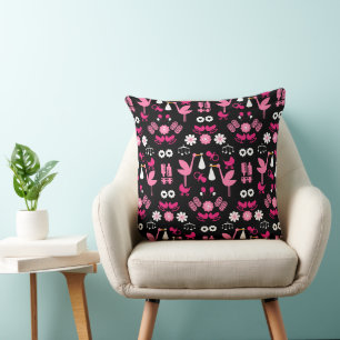Stalk Delivery Twin Baby Room Kissen