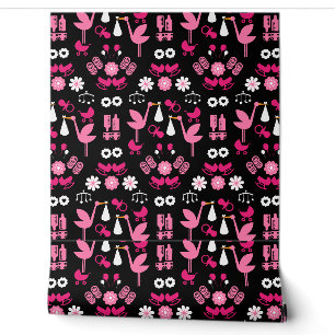 Stalk Delivery Twin Baby Room Tapete