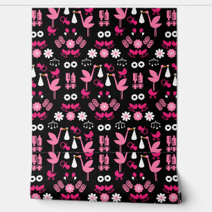 Stalk Delivery Twin Baby Room Tapete
