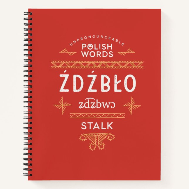 Stalk Polnisch Notizbuch (Vorderseite)