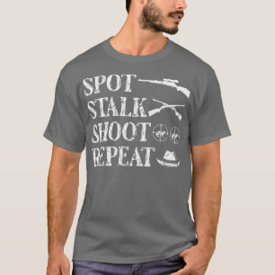 Stalk Shoot Jagd Coyote Hunter T-Shirt