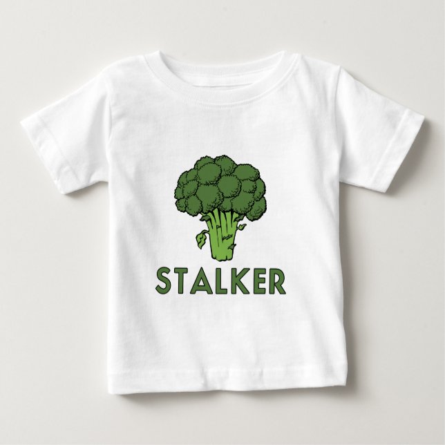 STALKER Funny Broccoli Spaß Pub Baby T-shirt (Vorderseite)