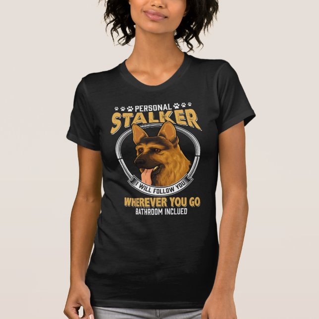 Stalker Hund T-Shirt (Vorderseite)