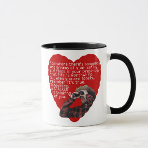 Stalker - lustiger Valentinstag Tasse