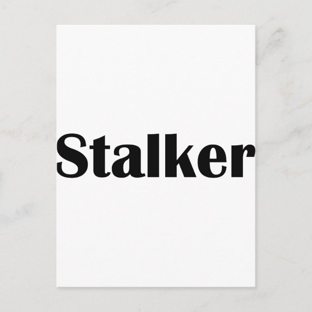 Stalker Postkarte (Vorderseite)