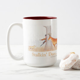 Stalkin' Deer  Zweifarbige Tasse