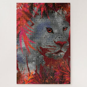 Stalking Cougar Puzzle - Malerei