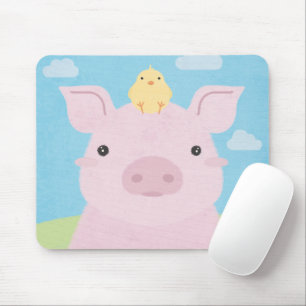 Stall Buddies - Piglet & Chick Mousepad