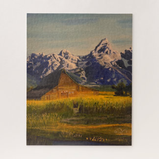 Stall im Grand Teton, von Gary Poling Puzzle