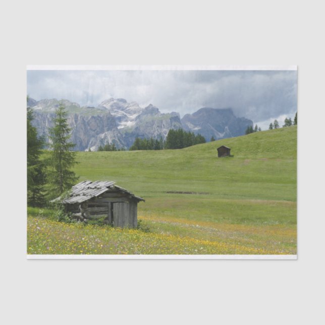 Stall in einer italienischen Landschaft herunterla Seidenpapier (Vorderseite)