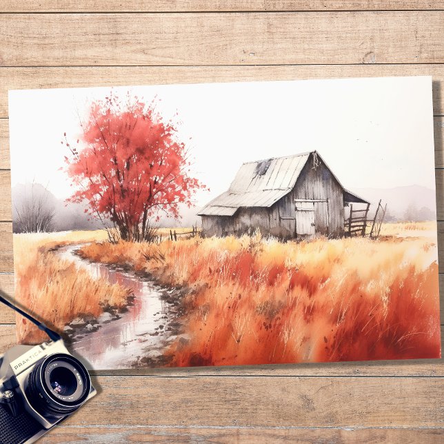 Stall in Herbst 6 Dekoupage Papier (Von Creator hochgeladen)