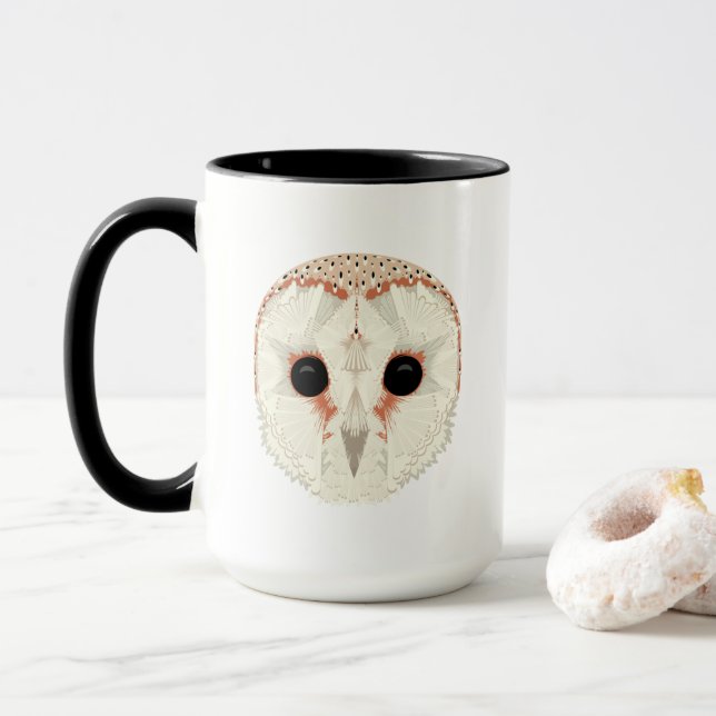 Stall Owl 15oz. Tasse Black (Mit Donut)
