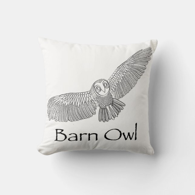 Stall Owl Kissen (Vorderseite)