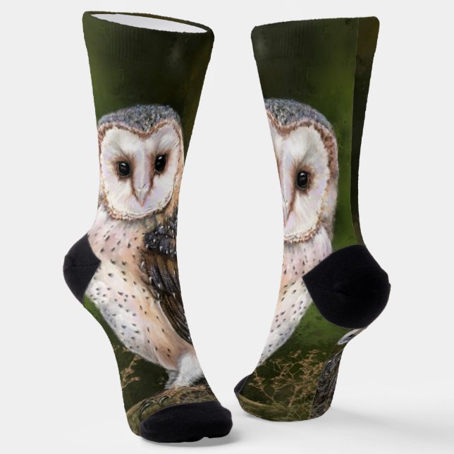 Stall Owl Socks Socken (Gewinkelt)
