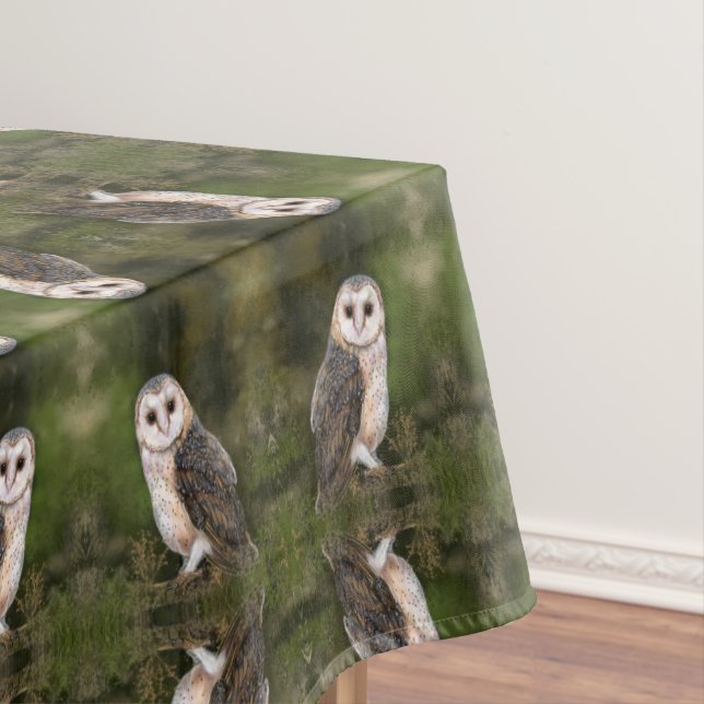Stall Owl Tablecloth Tischdecke (Beispiel)