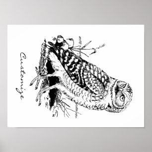 Stall Owl Thunder_Cove Poster