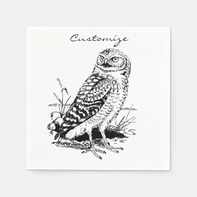 Stall Owl Thunder_Cove Serviette (Vorderseite)