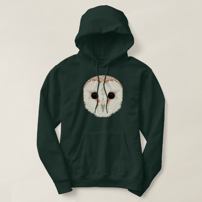 Stall Owl Unisex Pullover Hoodie (Design vorne)