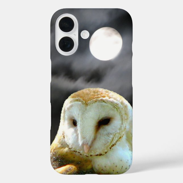 Stall Owl Vollmond Case-Mate iPhone Hülle (Rückseite)