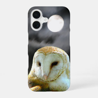 Stall Owl Vollmond iPhone 16 Hülle