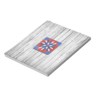 Stall Quilt Star 2 Notizblock
