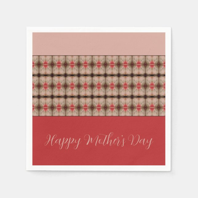 Stall rot und rosa serviette (Vorderseite)