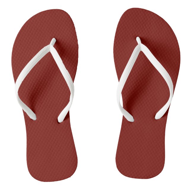 Stall rot (Vollfarbe) Flip Flops (Fußbett)