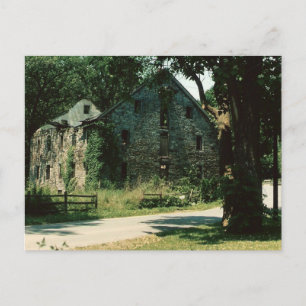 Stall Ruin Postcard Postkarte
