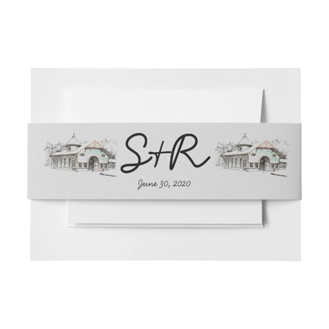 Stall Sketch Wedding Bly Band (Vorderseite Beispiel)