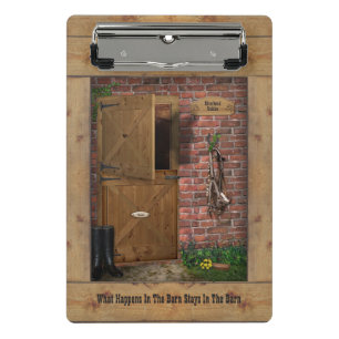 Stall / Stabile Zwischenablage (anpassbar) Mini Klemmbrett