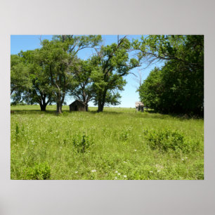 Stall und Outhouse Poster