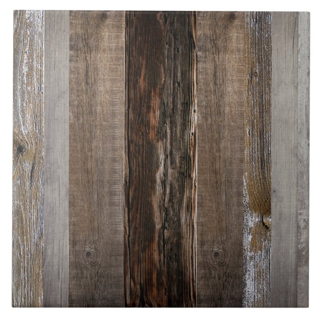 Stallbrett veredelt Holz Rustikales Holz Fliese (Vorderseite)