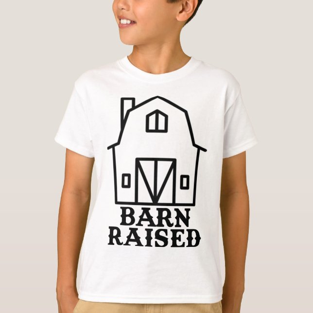 Stallhaltung Shirts für landwirtschaftliche Kinder (Vorderseite)
