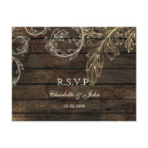 Stallholz rustikale blüh Hochzeit rsvp