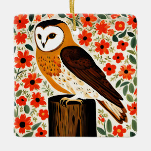 Stallhuhn Keramikornament