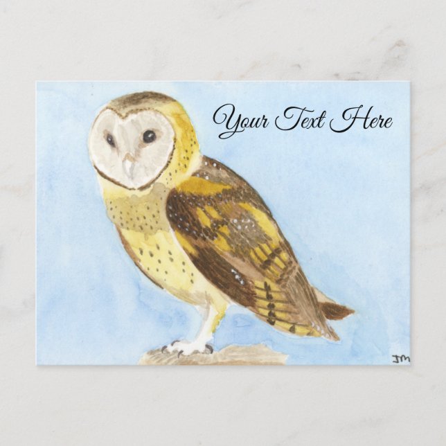 Stallhuhn Postkarte (Vorderseite)