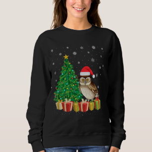 Stallhuhn Weihnachtsbaum Lighting Weihnachtsmannmü Sweatshirt