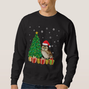 Stallhuhn Weihnachtsbaum Lighting Weihnachtsmannmü Sweatshirt