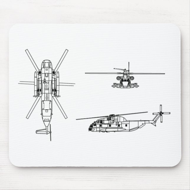 Stallion des MeerCH-53 Mousepad (Vorne)