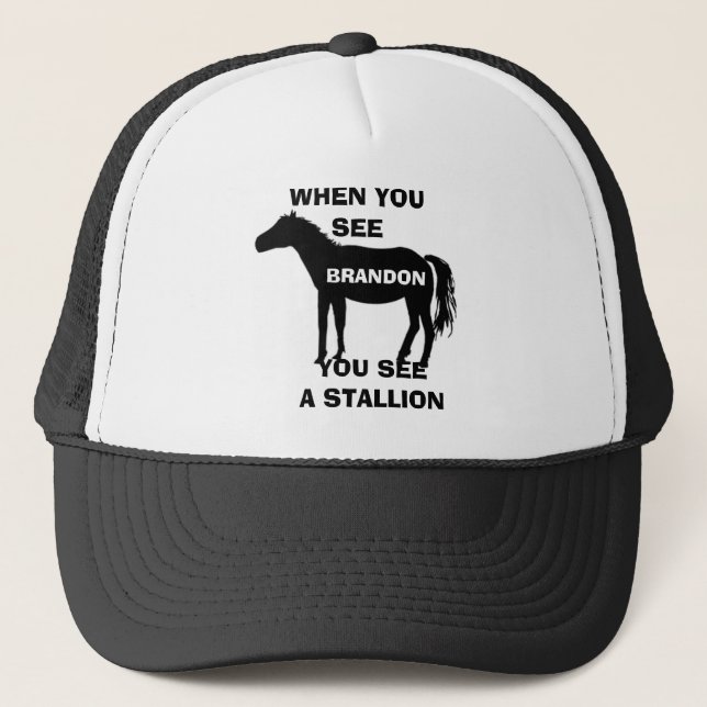 STALLION! Hut Truckerkappe (Vorderseite)