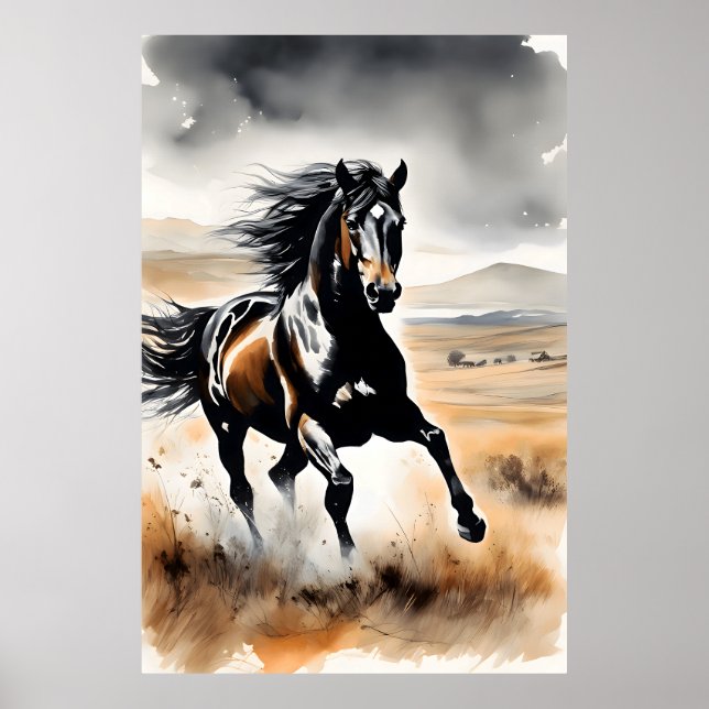 Stallion in Full Stride Poster (Vorne)