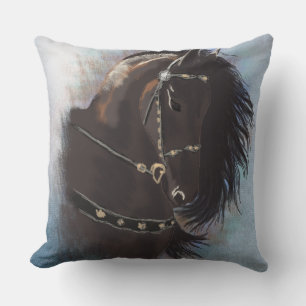 Stallion Portrait - Kissen