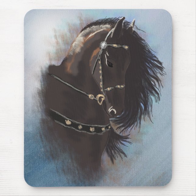 Stallion Portrait - Mousepad (Vorne)