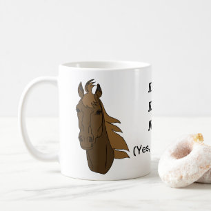 Stallions-Kaffee-Tasse Tasse