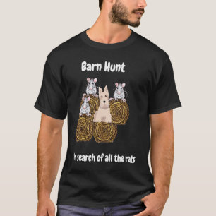 Stalljagd auf der Suche nach Ratten mit Wheaten Sc T-Shirt