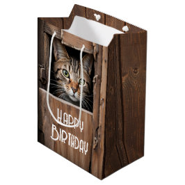 Stallkatze zum Geburtstag Mittlere Geschenktüte