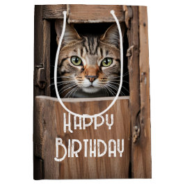 Stallkatze zum Geburtstag Mittlere Geschenktüte